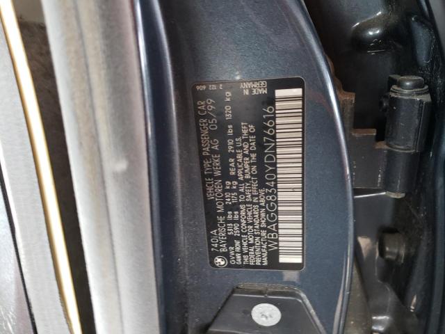 WBAGG8340YDN76616 BMW 740 I Automatic