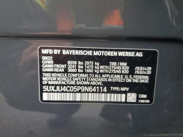 2023 BMW X5 M50I - 5UXJU4C05P9N64114