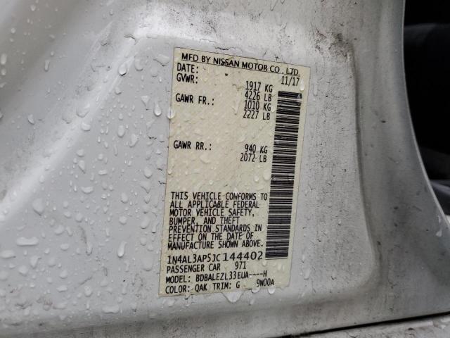 1N4AL3AP5JC144402 Nissan ALTIMA 2.5