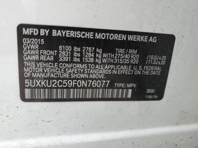 5UXKU2C59F0N76077 BMW X6 Xdrive35i