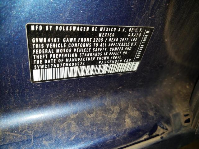 2015 VOLKSWAGEN GOLF - 3VW217AU7FM096924