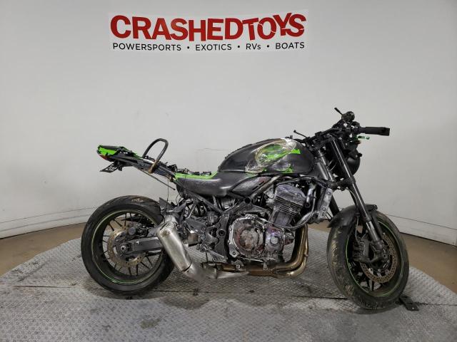 Salvage motorcycles for sale at Dallas, TX auction: 2019 Kawasaki ZR900
