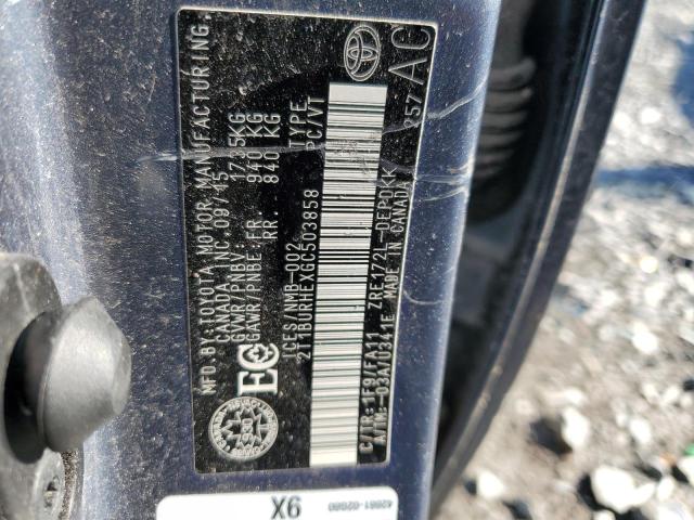 2016 TOYOTA COROLLA L - 2T1BURHEXGC503858