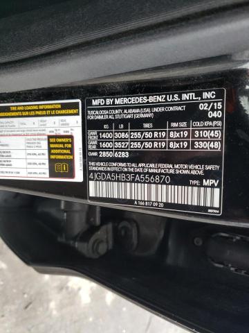 2015 MERCEDES-BENZ ML 350 4MA - 4JGDA5HB3FA556870