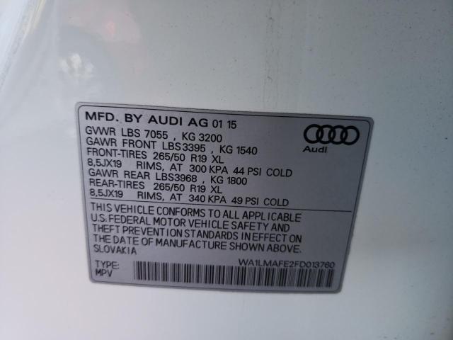 2015 AUDI Q7 TDI PRE - WA1LMAFE2FD013760