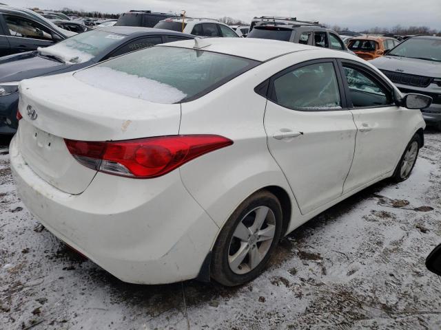  HYUNDAI ELANTRA 2013 Білий