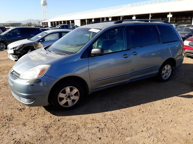 Toyota Sienna salvage cars for sale: 2004 Toyota Sienna CE