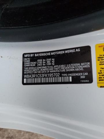 WBA3R1C53FK195702 BMW 435 I