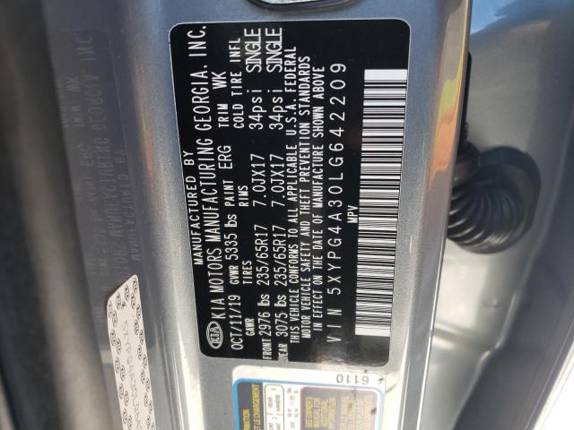 2020 KIA SORENTO L - 5XYPG4A30LG642209