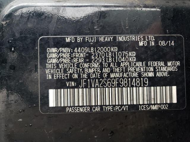 JF1VA2S69F9814819 Subaru Wrx Sti Limited