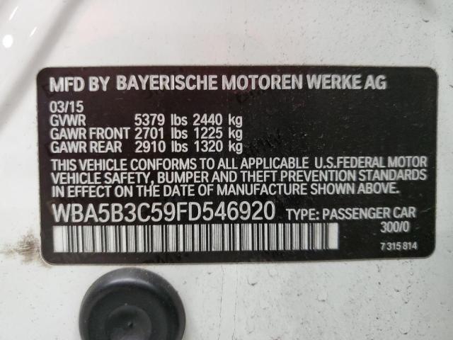 WBA5B3C59FD546920 BMW 535 XI