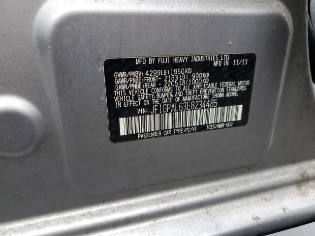 JF1GPAL63E8234485 Subaru Impreza Sport Premium