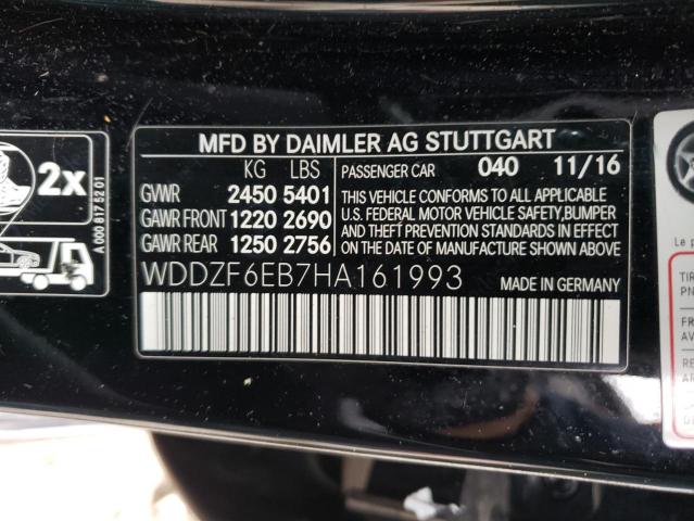 2017 MERCEDES-BENZ E 43 4MATI - WDDZF6EB7HA161993