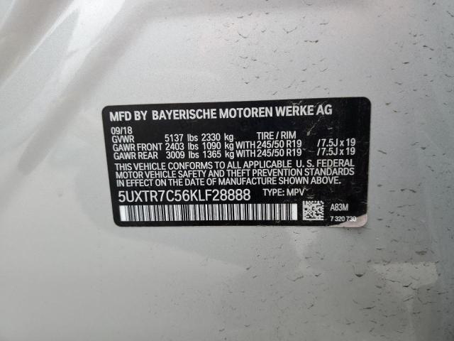 2019 BMW X3 SDRIVE3 - 5UXTR7C56KLF28888