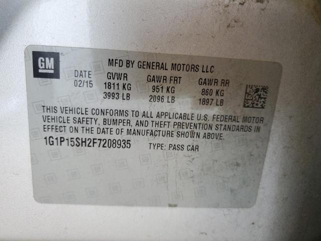 2015 CHEVROLET CRUZE L - 1G1P15SH2F7208935