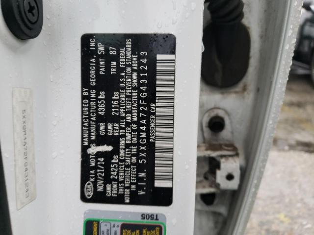 5XXGM4A72FG431243 KIA Optima Lx