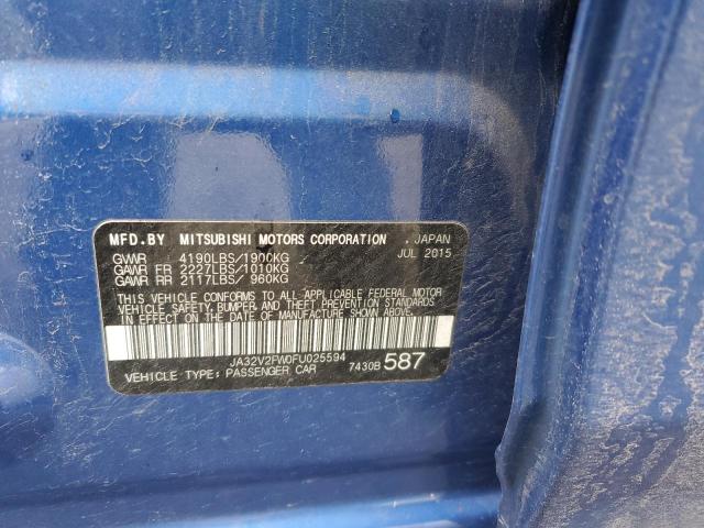 2015 MITSUBISHI LANCER SE JA32V2FW0FU025594