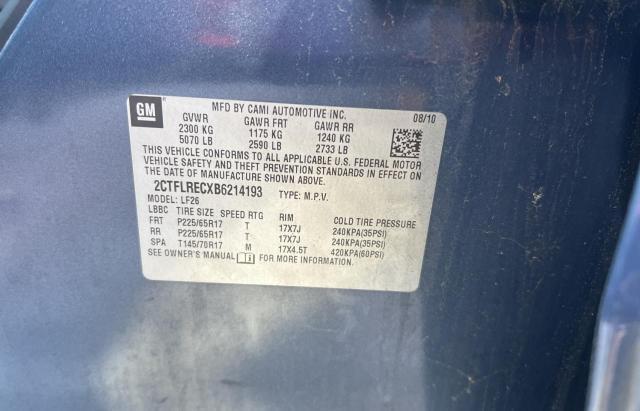 2CTFLRECXB6214193 GMC Terrain Sle