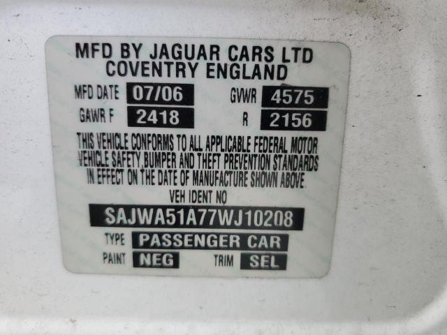 SAJWA51A77WJ10208 Jaguar X-Type