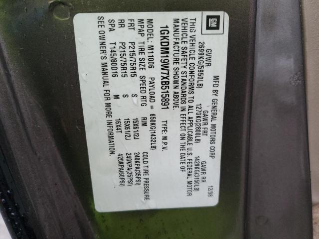 1GKDM19W7XB515891 GMC Safari Xt