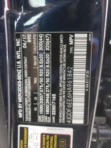 4JGDF6EE6HA961842 Mercedes-Benz Gls 450 4matic