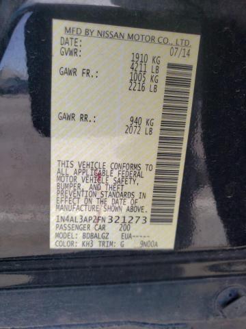 2015 NISSAN ALTIMA 2.5 1N4AL3AP2FN321273