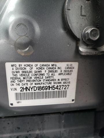 2HNYD18691H542727 Acura Mdx Touring
