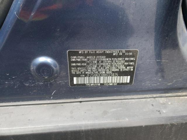 JF2SHADC0BH727415 Subaru Forester