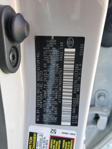 2022 TOYOTA CAMRY NIGH - 4T1S11AK1NU045701