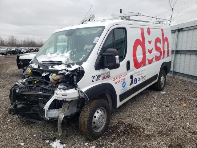 Salvage cars for sale from Copart Elgin, IL: 2021 Dodge RAM Promaster 1500 1500 Standard