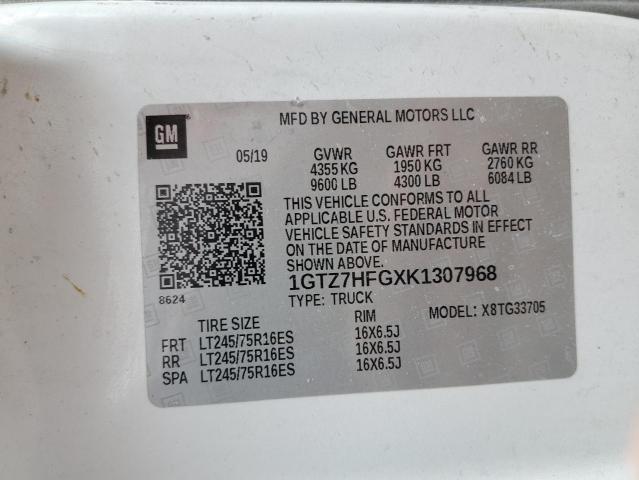 2019 GMC SAVANA G35 1GTZ7HFGXK1307968