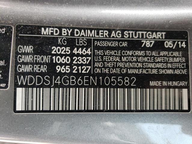 WDDSJ4GB6EN105582 Mercedes-Benz CLA 250 4MATIC