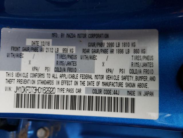 2017 MAZDA CX-3 GRAND - JM1DKFD73H0162920