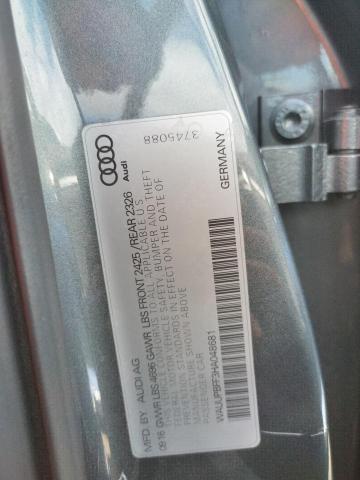 2017 AUDI A3 E-TRON - WAUUPBFF3HA048681