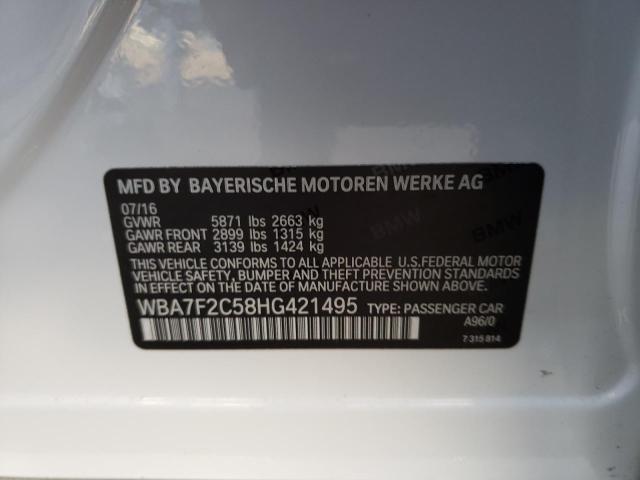 WBA7F2C58HG421495 BMW 750 Xi