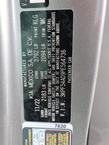 2023 KIA FORTE GT L - 3KPF54AD9PE564736