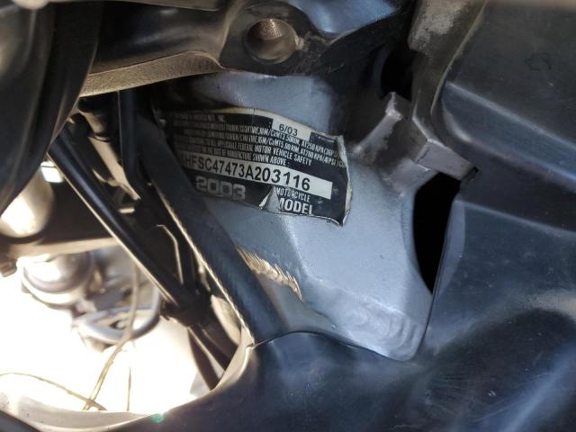 2003 HONDA OTHER 1HFSC47473A203116