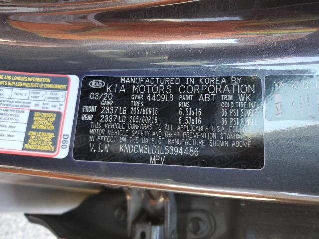 2020 KIA NIRO LXS KNDCM3LD1L5394486