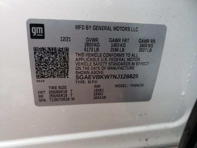 2022 BUICK ENCLAVE PR - 5GAEVBKW7NJ128825
