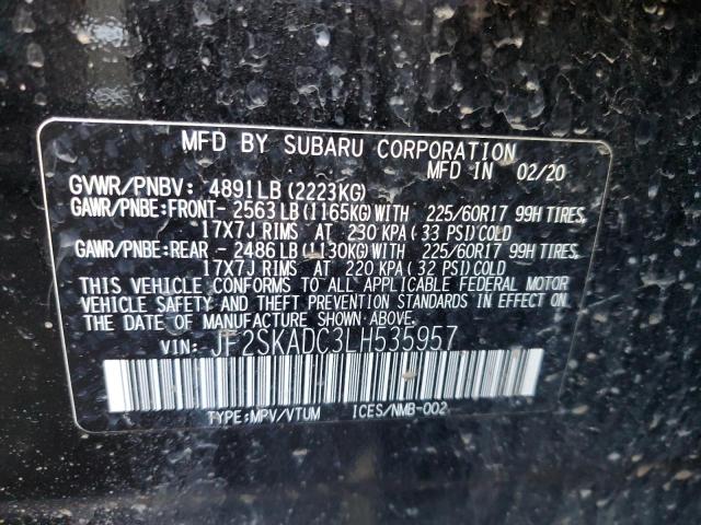 JF2SKADC3LH535957 Subaru FORESTER