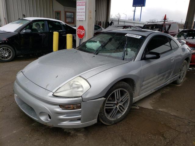 Salvage cars for sale from Copart Fort Wayne, IN: 2003 Mitsubishi Eclipse GTS