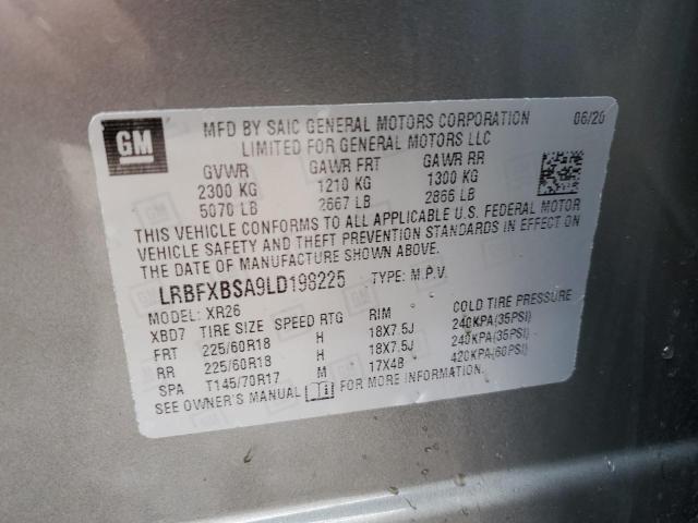 2020 BUICK ENVISION P - LRBFXBSA9LD198225