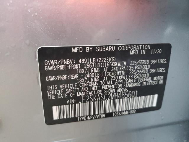 JF2SKASC2MH465601 Subaru Forester Limited