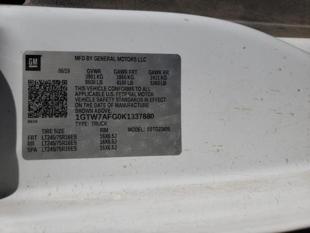 1GTW7AFG0K1337880 GMC Savana G2500