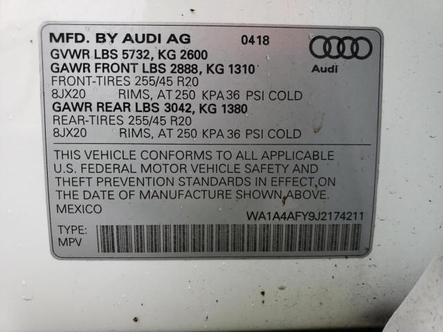 2018 AUDI SQ5 PREMIU - WA1A4AFY9J2174211