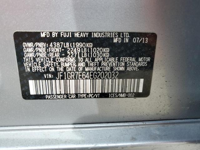 JF1GR7E64EG202032 Subaru Impreza Wrx
