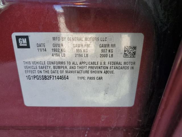 2015 CHEVROLET CRUZE LTZ - 1G1PG5SB2F7144664