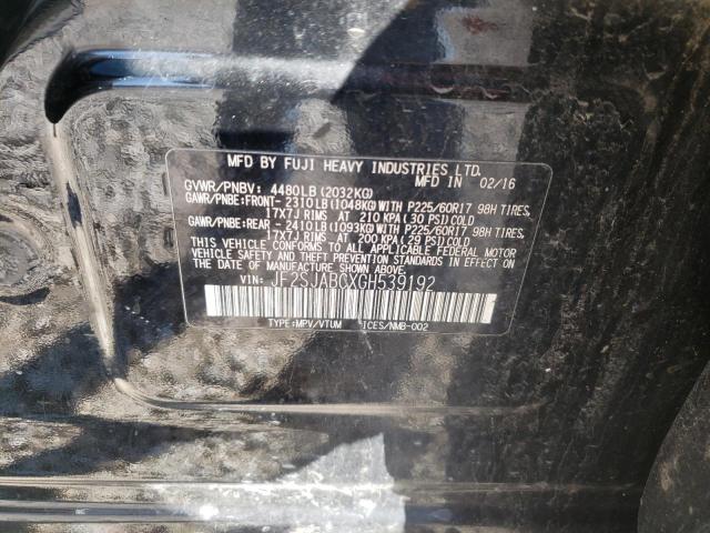 JF2SJABCXGH539192 Subaru Forester 2.5i