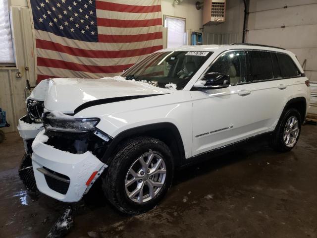 Salvage cars for sale from Copart Lyman, ME: 2022 Jeep Grand Cherokee Limited