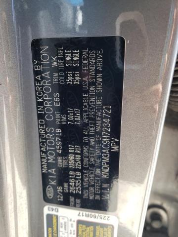 KNDPM3AC9H7234721 KIA Sportage Lx